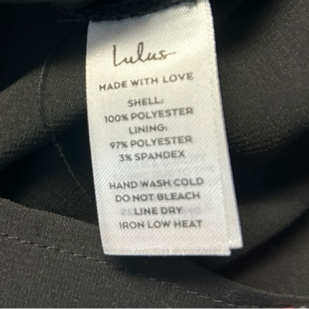 Lulus | Tier to Stay Black Floral Print Tiered Tie-Strap Midi Dress size M New - Picture 15 of 16